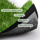 DIY 12' Artificial Grass Turf for Dogs Pet, Outdoor, Playground, 0.8" Pile