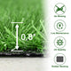 DIY Artificial Grass for Side Yard Landscaping, 0.8" Pile (4', 3', 1'W Options)