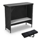 DIY Outdoor Folding Bar Pub Table with Storage