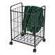 DIY Rolling Laundry Hamper Metal Frame & Canvas Basket 16x12x24