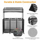 DIY Pool Float Holder Ball Noodles Toy Organizer Bin 50x30x61 Black
