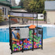 DIY Pool Float Holder Ball Noodles Toy Organizer Bin 50x30x61 Black