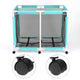 DIY Pool Float Storage Mesh Toy Organizer with Solid Frame 48in.