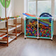 DIY Pool Float Storage Mesh Toy Organizer with Solid Frame 48in.