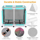 DIY Pool Float Storage Mesh Toy Organizer with Solid Frame 48in.