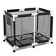 DIY Pool Float Storage Mesh Toy Organizer with Solid Frame 48in.