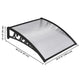 DIY 2 Pcs 3ft Awning Patio Cover Rain Protection Window