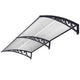 DIY 6.5ft Awning Patio Cover Rain Protection Window