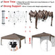 DIY 10x10ft Easy Pop Up Tent Canopy WeightBags Air Vent