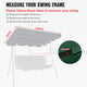 DIY Outdoor Patio Swing Canopy Replacement Color & Size Options