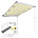 DIY Retracted Car Rooftop Side Awning Shade 4' 7"x6' 7"