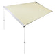 DIY Retracted Car Rooftop Side Awning Shade 8' 2"x7' 7"