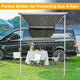 DIY Car Side Awning Waterproof Fabric 4.5'x6' UV50+