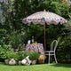 DIY 6ft Wooden Patio Umbrella Tilt Beach Summer Parasol