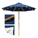 DIY 9 Foot Wooden Patio Umbrella Color Options