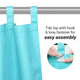 DIY Outdoor Patio Door Curtain Tab Top 54x96 2ct/Pack