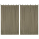 DIY Outdoor Patio Door Curtain Tab Top 54x96 2ct/Pack