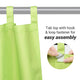DIY Outdoor Porch Curtain Tab Top 54x108 2ct/Pack