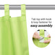 DIY Outdoor Porch Curtain Tab Top 54x108 2ct/Pack