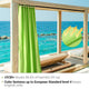 DIY Outdoor Porch Curtain Tab Top 54x108 2ct/Pack