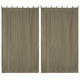 DIY Outdoor Porch Curtain Tab Top 54x108 2ct/Pack