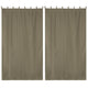 DIY Outdoor Porch Curtain Tab Top 54x108 2ct/Pack