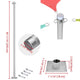 DIY Sun Sail Posts Pole Kit with Base & D-Ring Clamp