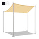 DIY Sun Sail Posts Pole Kit with Base & D-Ring Clamp