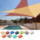 DIY 20' Triangle Sun Shade Wind Sail Shade Canopy