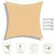 DIY 18' Square Outdoor And Patio Shade Color Options
