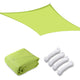 DIY 16' Square Outdoor And Patio Shade Color Options