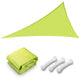DIY 25' Triangle Shade Wind Sail Shade Canopy