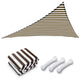 DIY 25' Triangle Shade Wind Sail Shade Canopy