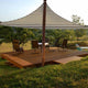 DIY 25' Triangle Shade Wind Sail Shade Canopy