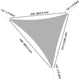 DIY 28' Triangle Shade Sail Tarp for Patios