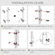 DIY Deck Railing Umbrella Holder Vertical Mount D1 9/16" Poles