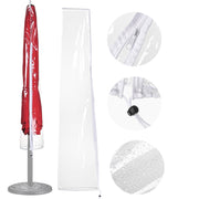 DIY Outdoor Umbrella Cover with Zipper for 8-9ft Umbrellas