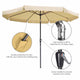 DIY 10 Foot Patio Outdoor Umbrella Tilt Color Options