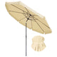 DIY 10 Foot Patio Outdoor Umbrella Tilt Color Options