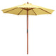 DIY 9 Foot Wooden Patio Umbrella Color Options