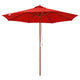 DIY 9 Foot Wooden Patio Umbrella Color Options