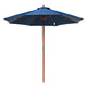DIY 9 Foot Wooden Patio Umbrella Color Options
