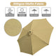 DIY 9 Foot Tilting Outdoor Patio Umbrella