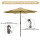 DIY 9 Foot Tilting Outdoor Patio Umbrella