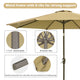 DIY 9 Foot Tilting Outdoor Patio Umbrella
