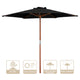 DIY 8 ft 6-Rib Outdoor Patio Umbrella