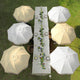 DIY 6 ft 8-Rib Beach Umbrella with Fringe and Anchor