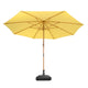 DIY 13 Foot Wooden Outdoor Umbrella and Rolling Base