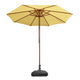 DIY 9 Foot Wooden Outdoor Umbrella and Stand