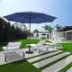 DIY 13ft 8-Rib Outdoor Umbrella with Heavy Umbrella Base